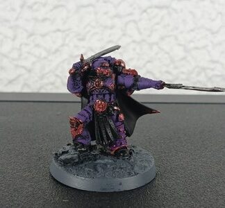 Captain Lucius Painted Emperor's Children Chaos Space Marines Warhammer 40K GW