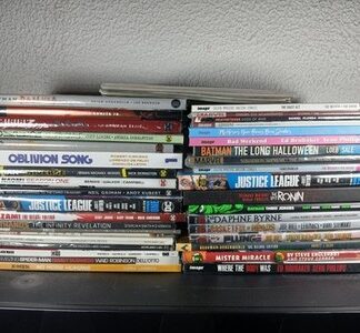 Comic Hardcover Lot 35+ DC Black Label Marvel Image Batman Spider-Man X-Men