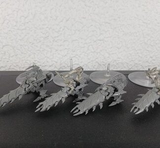 Reaver Jetbike Old Squad of 4x With Stands Drukhari Dark Eldar Warhammer 40k
