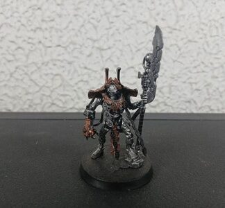 Necron Overlord Painted With Tachyon Arrow Warhammer 40K Games Workshop