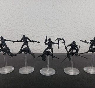 Hellion Squad of 5x With Stands Drukhari Games Workshop Warhammer 40k