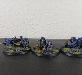 Heavy Weapons Painted Squad of 3x Astra Militarum Warhammer 40K Games Workshop