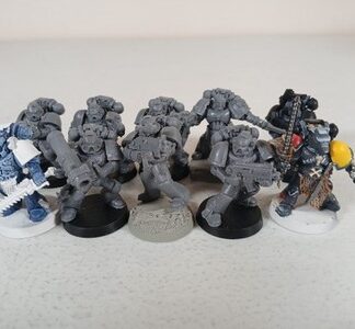 Squad of 11x Space Marine Intercessors Kitbashed With Space Wolves Warhammer 40K