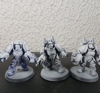 Agressor Primed Magnetized Squad of 3x Space Marines Warhammer Games Workshop