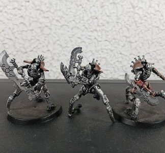 Skorptech Lord Painted Squad of 3x Necrons Warhammer 40K Games Workshop