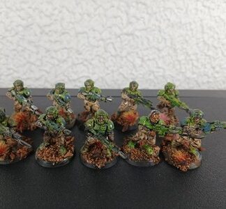 Cadian Shock Troops Painted Squad of 10x Astra Militarum Warhammer 40K GW