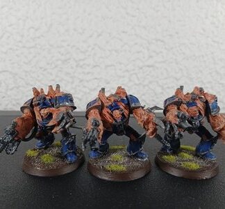 Obliterators Painted Squad of 3x Metal Emperor's Children Chaos Space Marines GW
