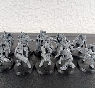 Kasrkin Magnet Squad of 10x Astra Militarum Warhammer 40K Games Workshop