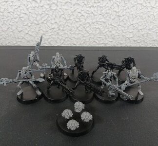 Necron Warriors Squad of 10x + Scarab Swarm Warhammer 40K Games Workshop