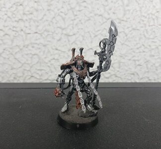 Necron Overlord Painted With Tachyon Arrow Magnet Warhammer 40K Games Workshop