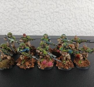 Cadian Shock Troops Painted Squad of 10x Astra Militarum Warhammer 40K GW