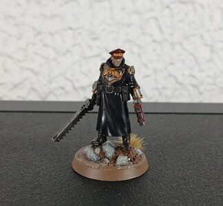 Commisar Painted Magnet Astra Militarum Warhammer 40K Games Workshop