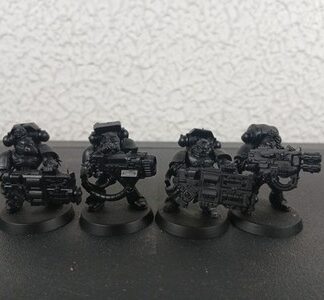 Devastator Primed Magnet Squad of 4x Space Wolves Heads Kitbash Warhammer 40K GW