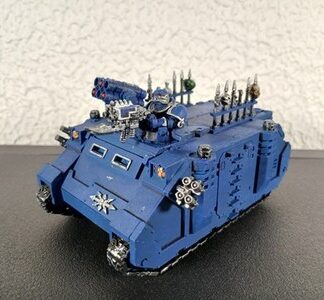 Chaos Rhino Tank Painted Chaos Marines Warhammer 40K Games Workshop