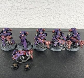 Kakophoni Painted Squad of 5x Emperor's Children Chaos Marines Warhammer 30K/40K