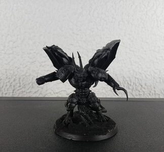 Demon Prince With Wings Primed Warhammer 40K Chaos Space Marines Games Workshop