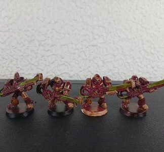 Chaos Noise Marine Painted Squad of 4x Emperor's Children Warhammer 40K