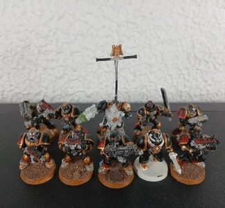 Tactical Marine Painted Squad of 10x Space Marines Warhammer 40K Games Workshop