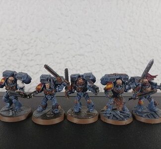 Jump Pack Intercessors Squad of 5x Painted Space Wolves Warhammer 40K GW