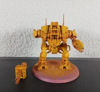 Invictor Tactical Warsuit Primed Imperial Fists Space Marines Warhammer 30/40K