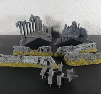 Terrain For Wargaming Warhammer 40K Bolt Action Painted
