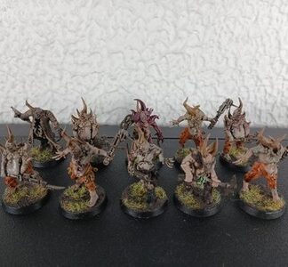 Pox Walkers Painted Squad of 10x Deathguard Chaos Space Marines Warhammer 40K