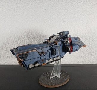 Storm Wolf Ship Painted With Stand Space Wolves Space Marines 40K Games Workshop