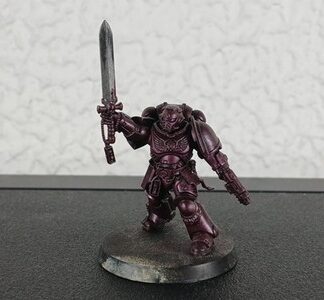 Lieutenant with Power Sword Primed Space Marines Warhammer 40K Games Workshop