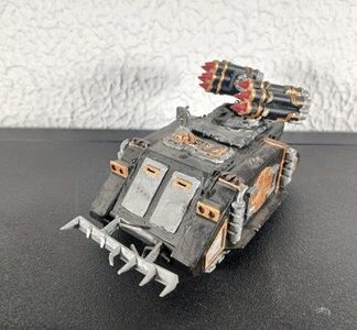 Rhino With Whirlwind Painted Damaged Space Marines Warhammer 40K Games Workshop