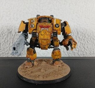 Redemptor Dreadnought Painted Magnet Imperial Fists Space Marines Warhammer 40K