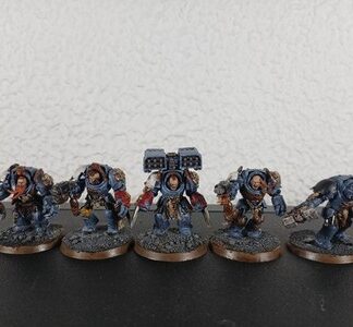 Wolf Guard Terminator Squad of 5x Painted Space Wolves Warhammer 40K GW