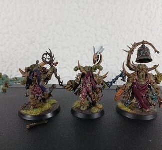 Chosen of Mortarion Painted Deathguard Chaos Space Marines Warhammer 40K GW