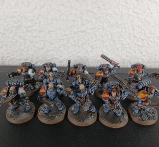 Blood Claws Squad of 10x Painted Space Wolves Warhammer 40K GW