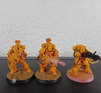 Eradicators Primed Magnet Squad of 3x Imperial Fists Space Marines Warhammer 40K