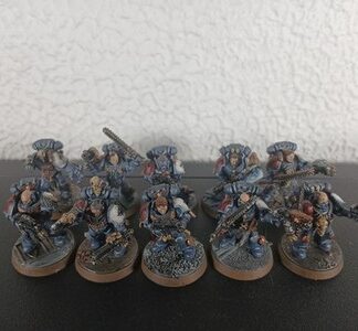 Grey Hunters Painted Squad of 10x Space Wolves Space Marines 40K GW