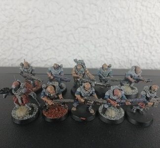 Neophyte Hybrid Painted Squad of 10x Genestealer Cult Warhammer 40K GW
