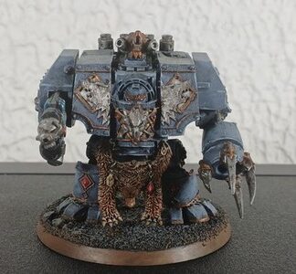 Venerable Dreadnought Painted Space Wolves Space Marines Warhammer