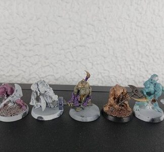 Abberant Primed Squad of 5x Genestealer Cult Warhammer 40K Games Workshop