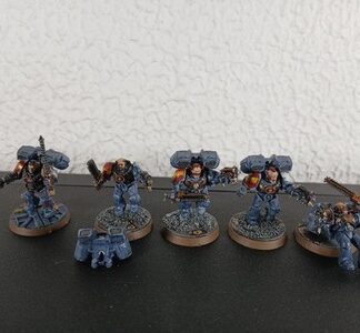 Jump Pack Intercessors Squad of 5x Painted Space Wolves Warhammer 40K GW