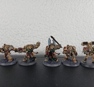 Deathwing Terminators Painted Squad of 5x Dark Angels Space Marines Warhammer40K
