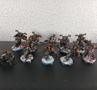 Khorne Berserkers Painted Magnet Squad of 10x Chaos Space Wolves Warhammer 40K