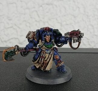 Librarian in Terminator Armor Painted Space Marines Dark Angels Warhammer 40K GW