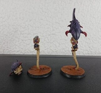 Zoanthrope Painted Metal Squad of 2x Tyrannids Xenos Warhammer 40K Games Worksho