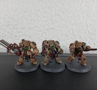 Deathwing Terminators Painted Squad of 3x Dark Angels Space Marines Warhammer40K