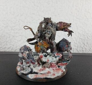 Demon Prince Painted Logan Grimnar Chaos Space Wolves Warhammer 40K GW