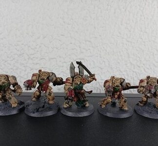 Deathwing Terminators Painted Squad of 5x Dark Angels Space Marines Warhammer40K
