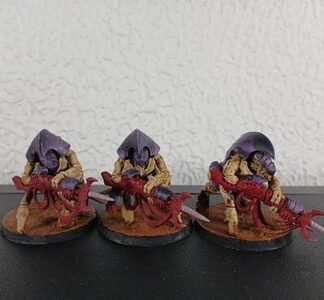 Hive Guard Painted Squad of 3x Tyrannids Xenos Warhammer 40K Games Workshop
