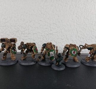 Assault Terminators Painted Squad of 5x Dark Angels Space Marines Warhammer 40K