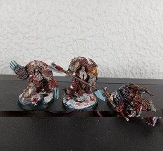 Eightbound Painted Magnet Squad of 3x Chaos Space Wolves Terminators Warhammer