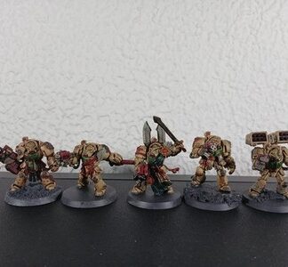 Deathwing Terminators Painted Squad of 5x Dark Angels Space Marines Warhammer40K